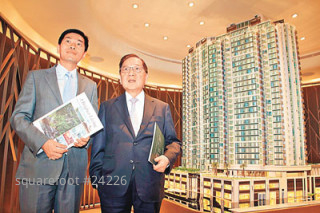 The first batch 120 units of PARKSIDE with the average price of HKD $13,456 per square foot,Wheelock lower than the market price in order to fight back the sale of The Wings