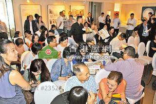 The new residential projects in the West of Hong Kong Island have recorded hot sales in the Mid-Autumn day 