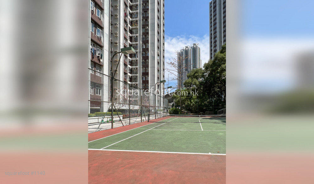 TaiKoo Shing Facilities: 2-3期 高山台 T9 廬山閣旁邊設有籃球場