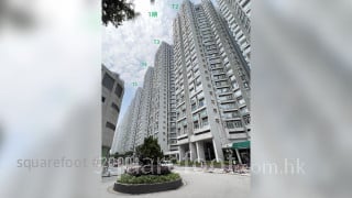 麗港城 大廈: 麗港城 1期 (從 T1迴旋處觀看)