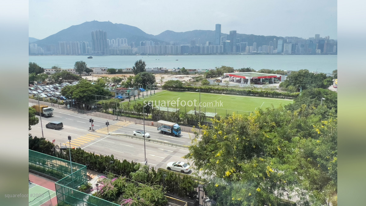 丽港城 周边环境: 伟乐街临时足球场