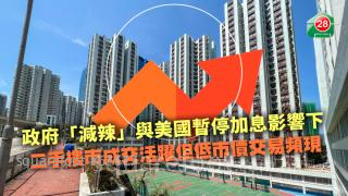 政府「减辣」与美国暂停加息影响下 二手楼市成交活跃但低市价交易频现
