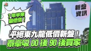 泰峯吸00後90後買家！平絕東九龍低價新盤！