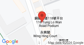 銅鑼灣道118號 地圖