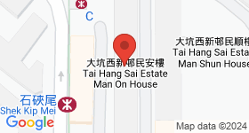 大坑西新邨 地圖