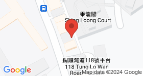 銅鑼灣道128-130號 地圖