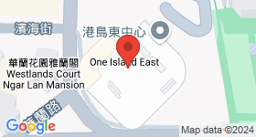One Island East Map
