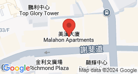 銅鑼灣銀座 地圖