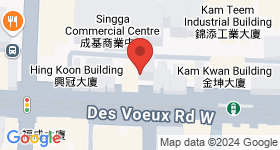 Koosing Building(Des Voeux Rd. W.) Map