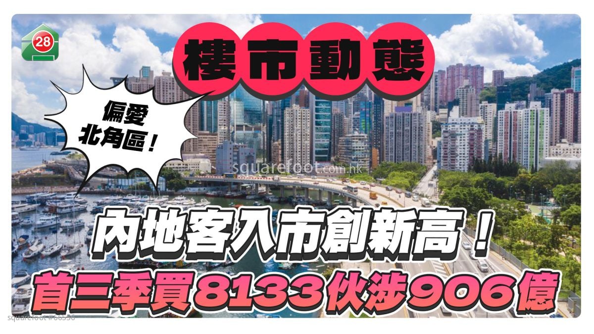 内地客入市创新高！首三季买8133伙，涉资906亿！