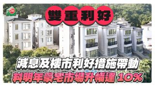 減息及樓市利好措施帶動 料明年豪宅市場升幅達10%