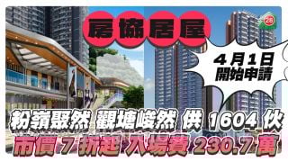 房協居屋2025｜粉嶺聚然 觀塘峻然 市價七折起 入場費230.7萬
