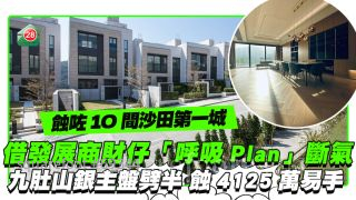 業主借發展商財仔「呼吸Plan」斷氣 九肚山銀主盤大劈一半蝕4125萬易手