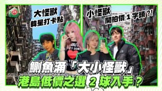2球入手？｜鰂魚涌「大小怪獸」港島低價之選 「大怪獸」成韓星訪港打卡熱點！「小怪獸」開拍價1字頭？