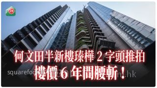 何文田半新樓瑧樺2字頭推拍 樓價6年間腰斬！