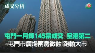 屯門一月145宗交投　衝上全港第二｜豫豐長情客勁賺逾倍　屯市兩房微蝕跑輸大市