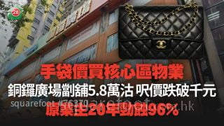 手袋價買核心區物業！銅鑼廣場劏舖5.8萬易手 呎價三位數創新低 原業主20年勁蝕96%！
