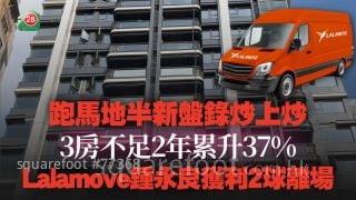 跑马地半新盘录炒上炒 3房不足2年累升37% Lalamove锺永良获利2球离场
