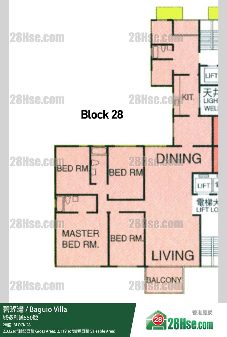 碧瑶湾 28座 3楼 平面图 碧瑶湾 28座 3楼 平面图