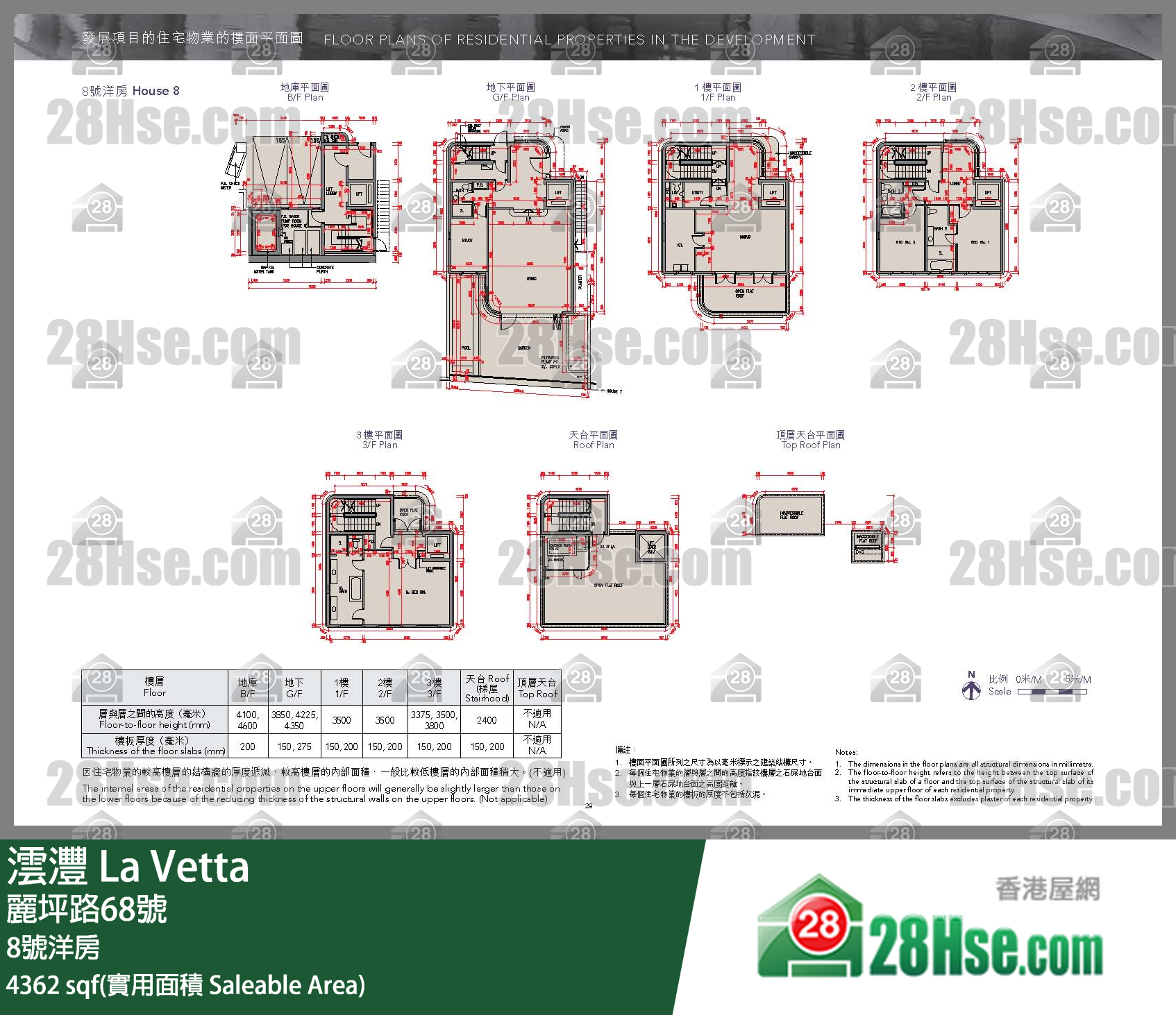 La Vetta, House 8 FloorPlan