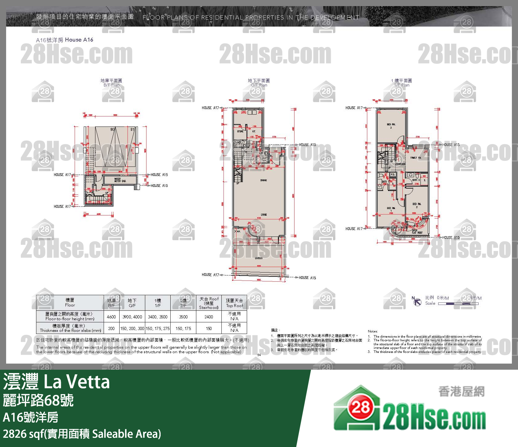 La Vetta, House A16 FloorPlan