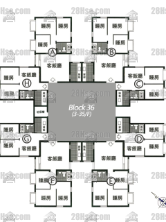 Phase 7 Block 36 3/f To 35/f FloorPlan