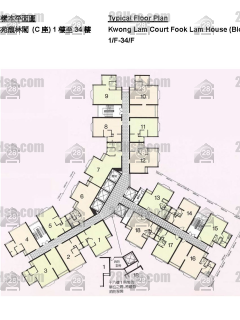 馥林閣 (C座) 1-34樓 平面圖