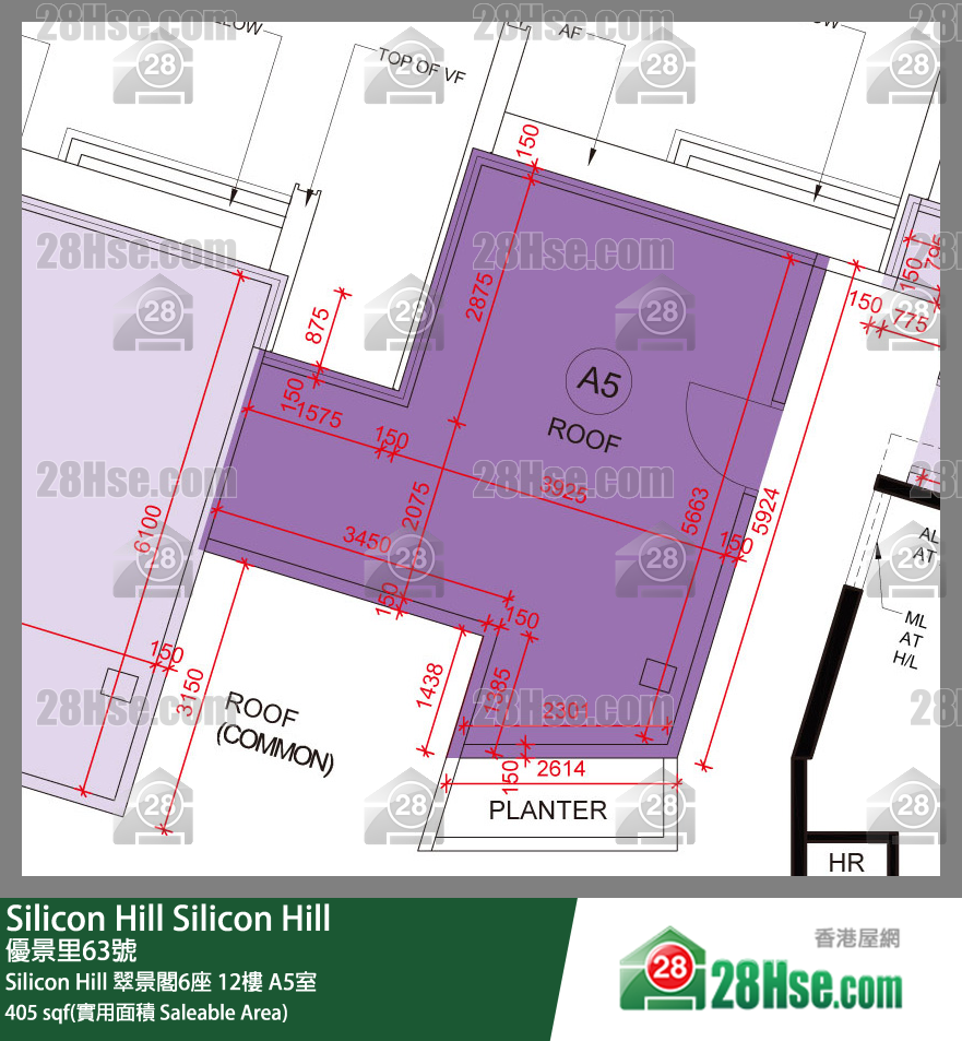 Silicon Hill, Flat A5, 12/F, Greenwood Tower 6, Phase 1 FloorPlan