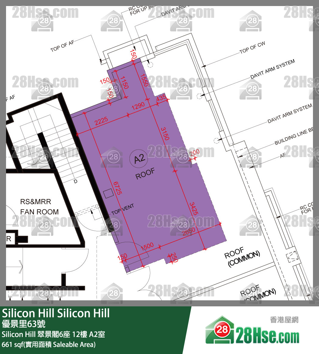 Silicon Hill, Flat A2, 12/F, Greenwood Tower 6, Phase 1 FloorPlan