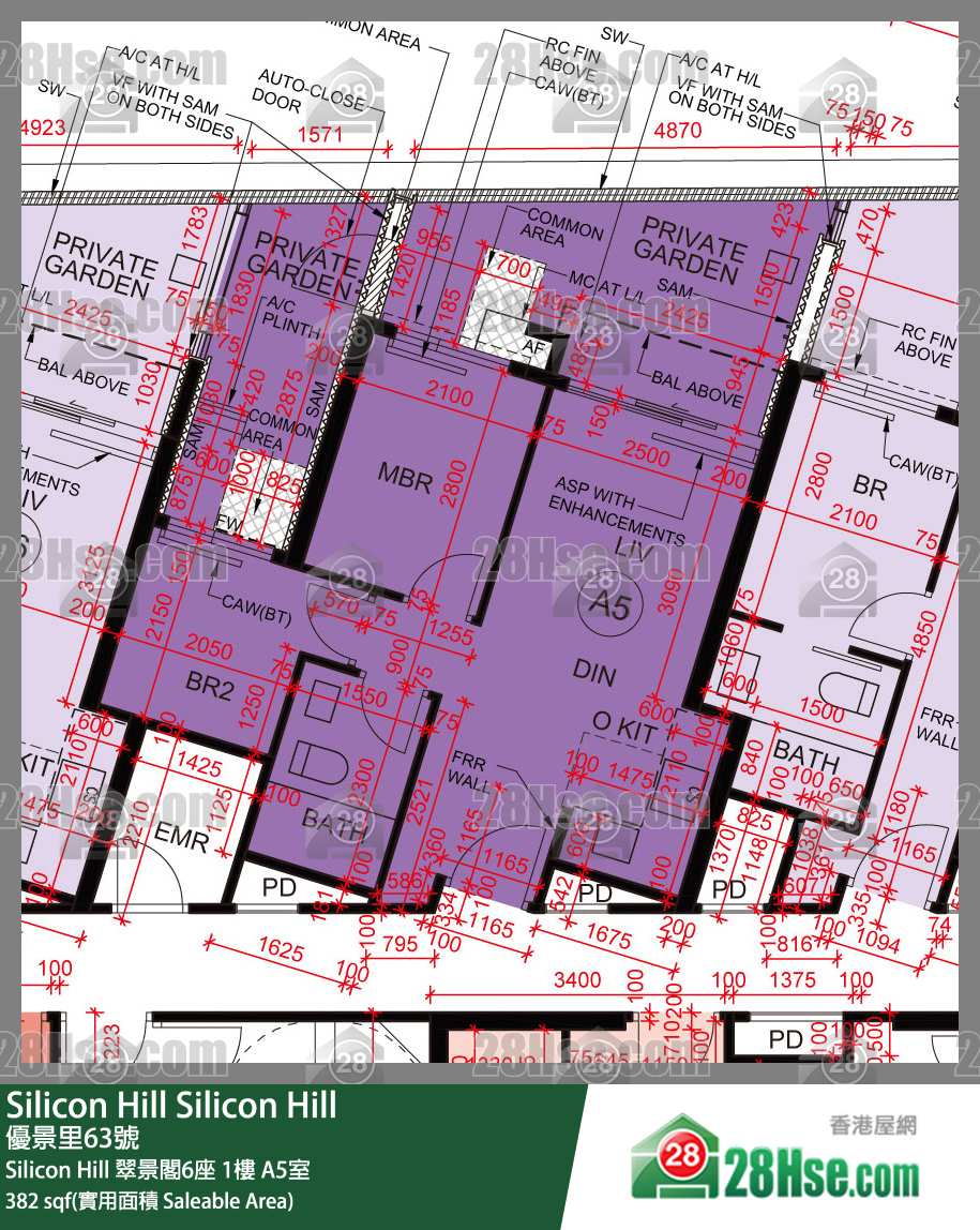 Silicon Hill, Flat A5, 1/F, Greenwood Tower 6, Phase 1 FloorPlan