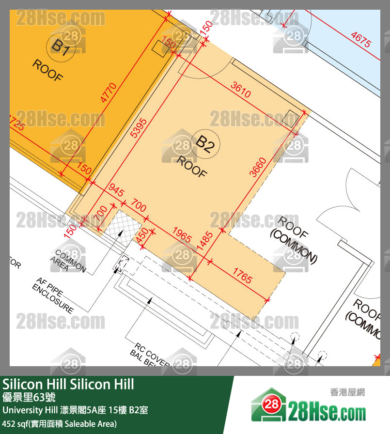 Silicon Hill, Flat B2, 15/F, Marina Tower 5a, Phase 2a FloorPlan
