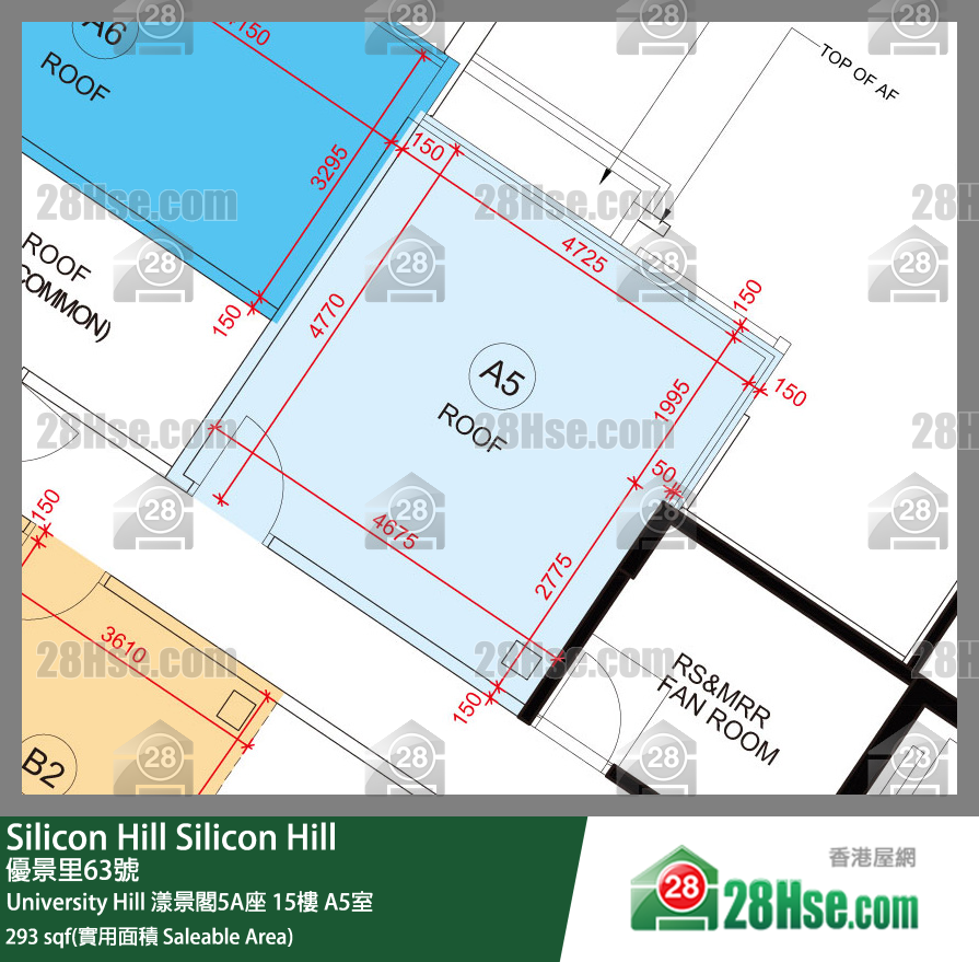 Silicon Hill, Flat A5, 15/F, Marina Tower 5a, Phase 2a FloorPlan