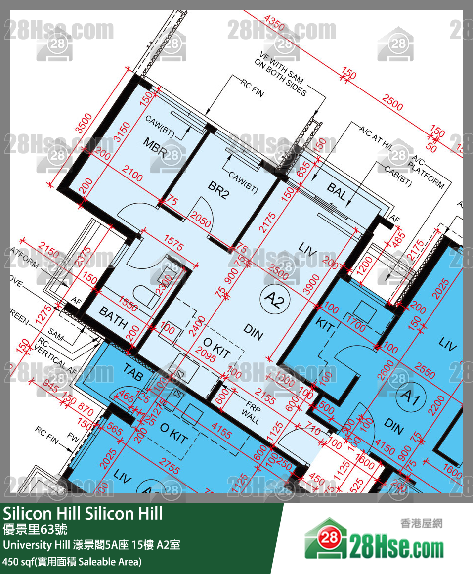 Silicon Hill, Flat A2, 15/F, Marina Tower 5a, Phase 2a FloorPlan