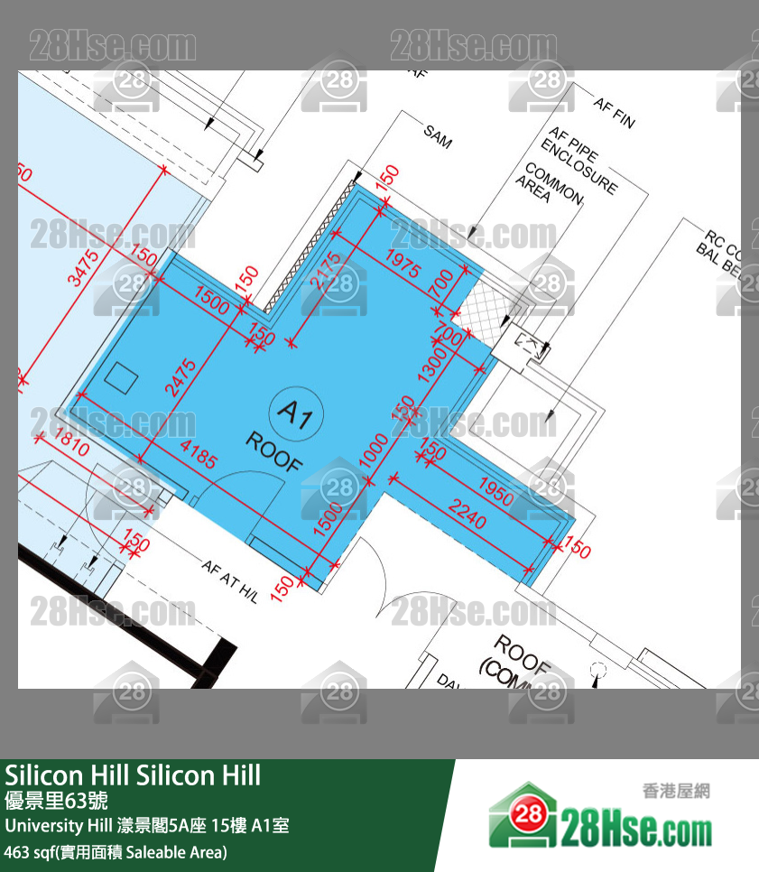 Silicon Hill, Flat A1, 15/F, Marina Tower 5a, Phase 2a FloorPlan