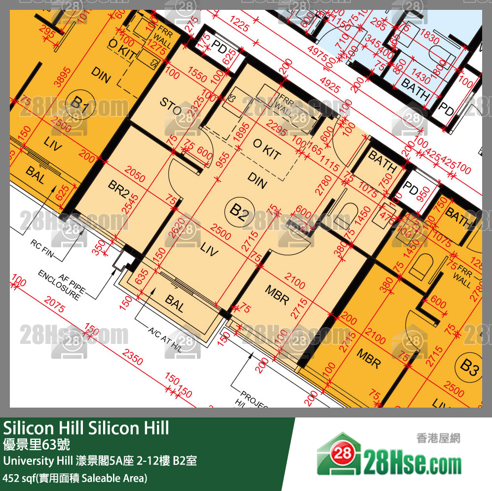Silicon Hill, Flat B2, 9/F, Marina Tower 5a, Phase 2a FloorPlan