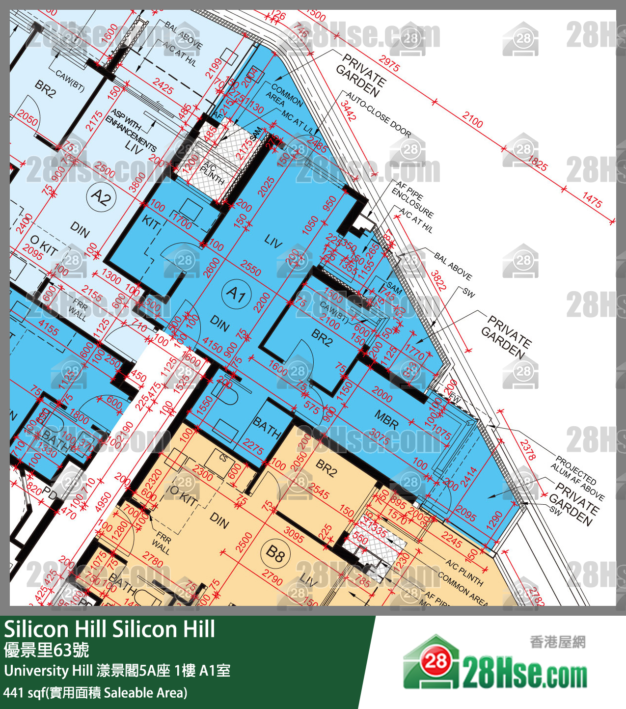 Silicon Hill, Flat A1, 1/F, Marina Tower 5a, Phase 2a FloorPlan