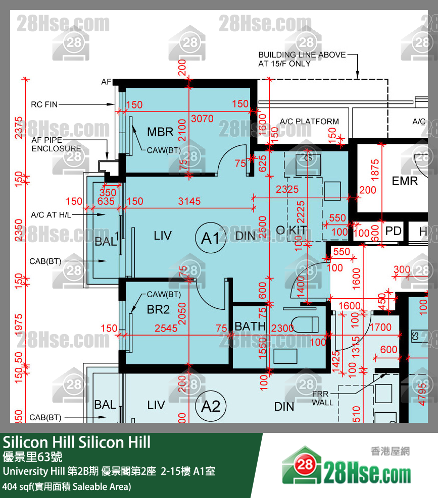 Silicon Hill, Flat A1, 3/F, Scenic Tower 2, Phase 2b FloorPlan