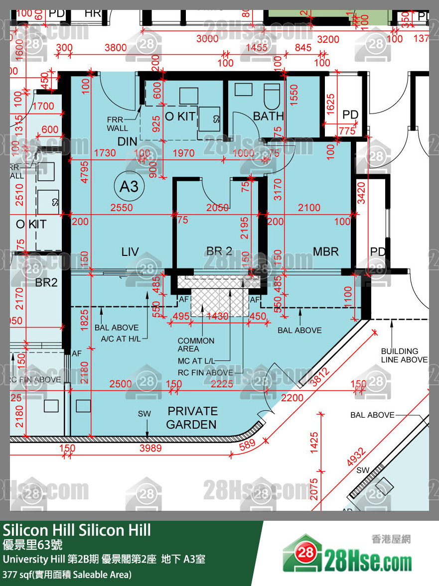 Silicon Hill, Flat A3, Scenic Tower 2, Phase 2b FloorPlan