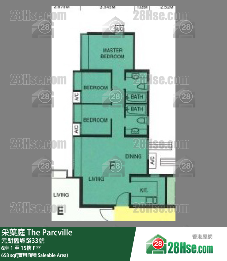 采葉庭 6座11樓 F室 平面圖