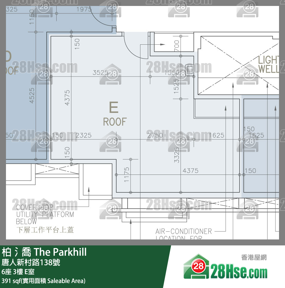 柏𣾷 6座 3楼 E室 平面图