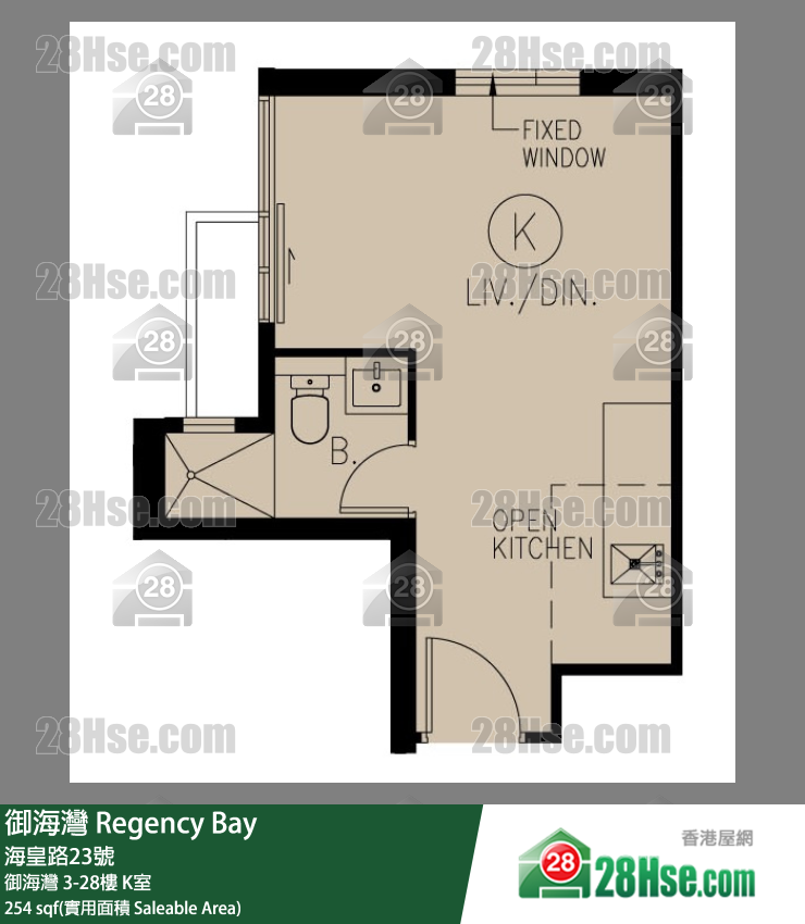 御海湾 御海湾 3楼 K室 平面图