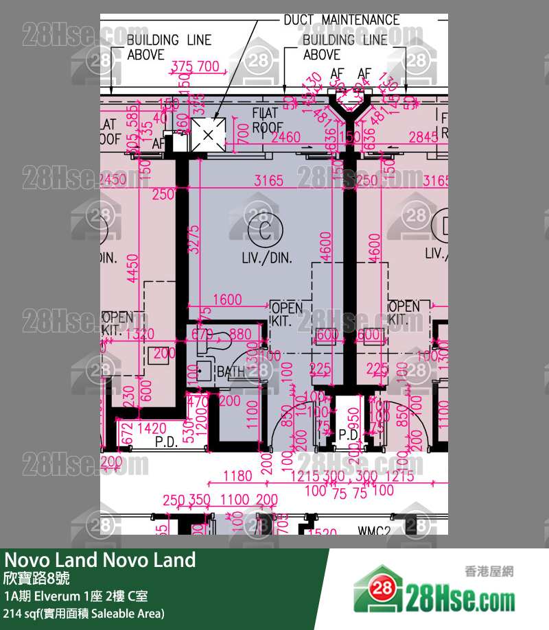 Novo Land 1A期 Elverum 1座 2楼 C室 平面图
