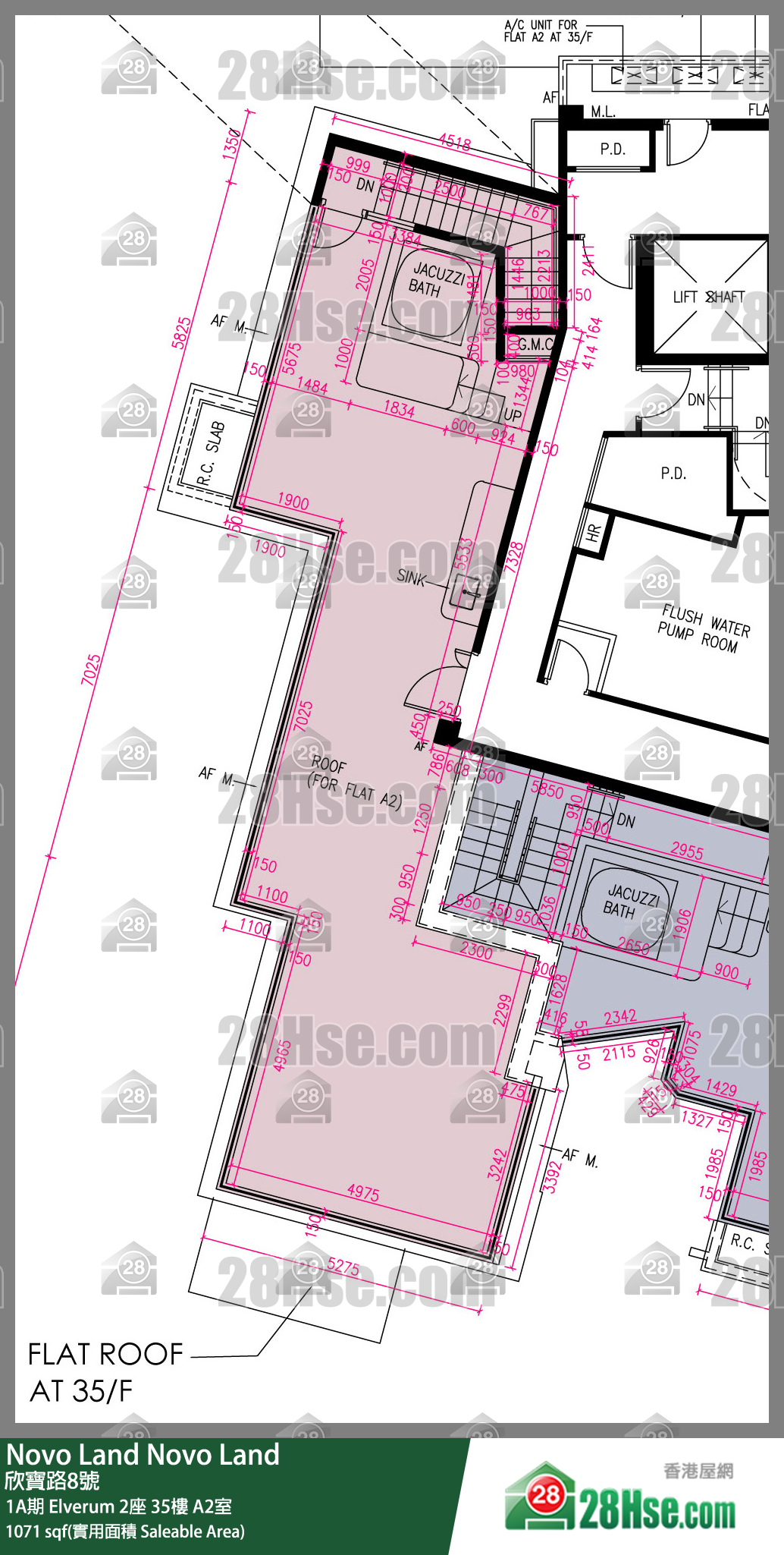 Novo Land,  Flat A2, 35/f, Elverum Tower 2, Phase 1a FloorPlan