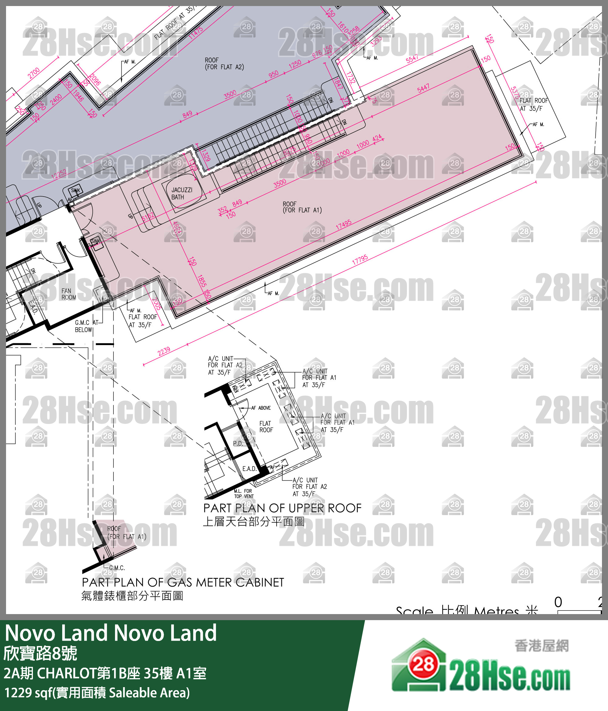 Novo Land 2A期CHARLOT第1B座35楼 A1室 平面图