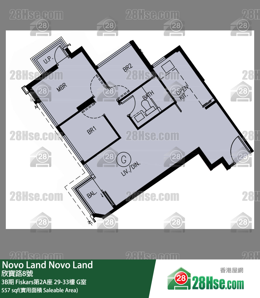 Novo Land, Flat G, 29/F, Fiskars Tower 2a FloorPlan
