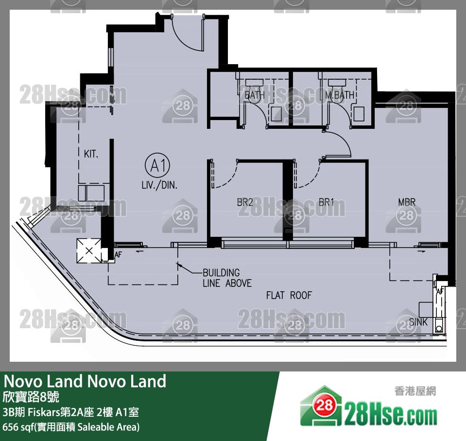 Novo Land, Flat A1, 2/F, Fiskars Tower 2a FloorPlan