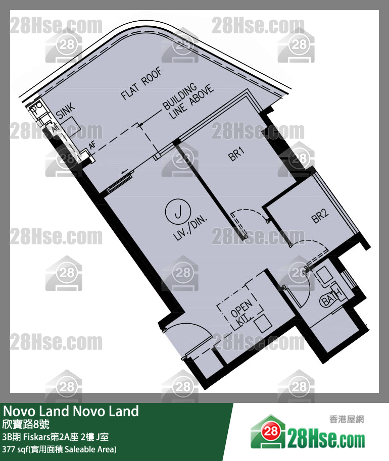Novo Land, Flat J, 2/F, Fiskars Tower 2a FloorPlan
