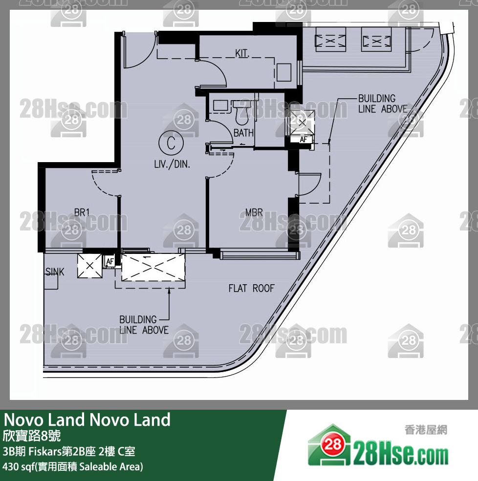 Novo Land, Flat C, 2/F, Fiskars Tower 2b FloorPlan