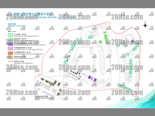 帝御 停车位平面图 平面图