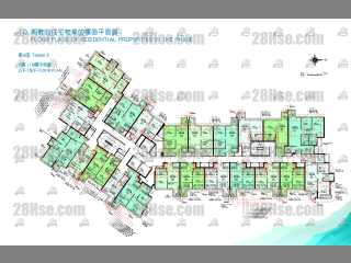 帝御‧金湾 3座 2-18楼 平面图